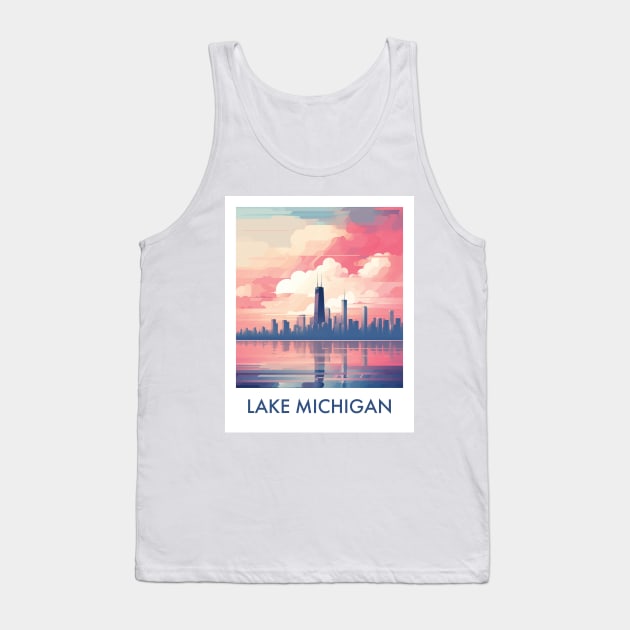 LAKE MICHIGAN Tank Top by MarkedArtPrints